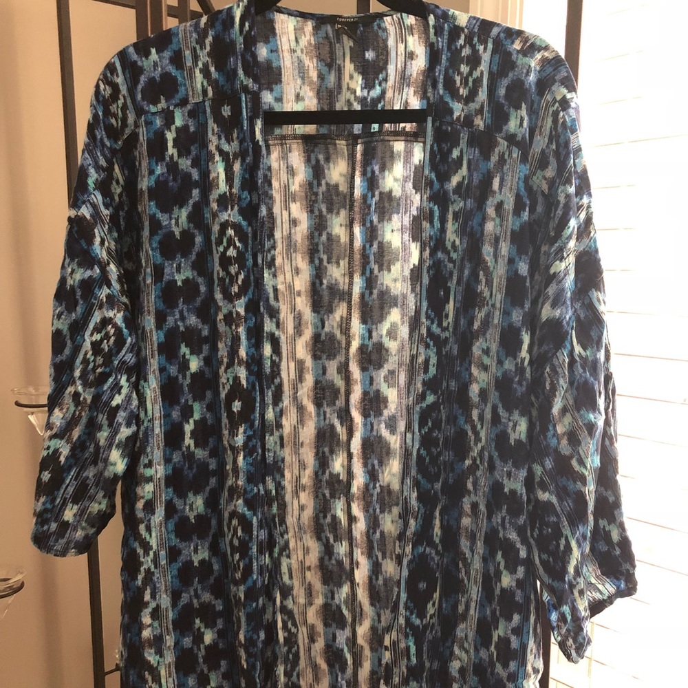 Tribal printed cardigan